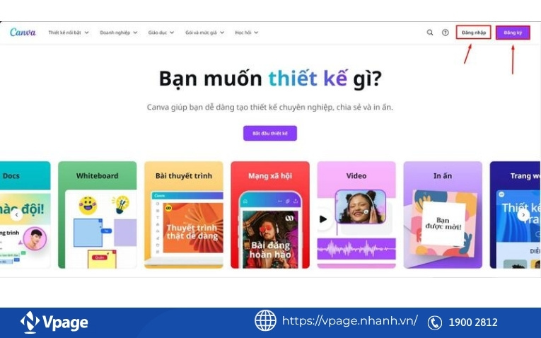 Cách tạo Landing Page bằng Canva