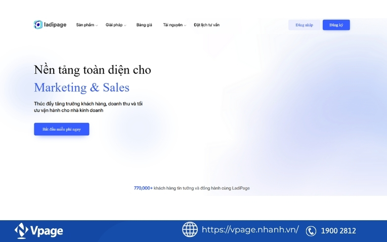 Cách tạo Landing Page bằng LadiPage