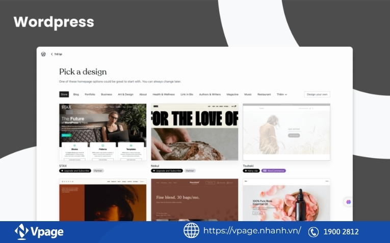 Công cụ tạo landing page WordPress