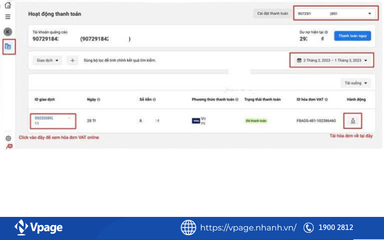 Hóa đơn Facebook có được khấu trừ thuế GTGT không?