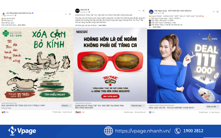 Thử nghiệm nhiều mẫu quảng cáo khác nhau