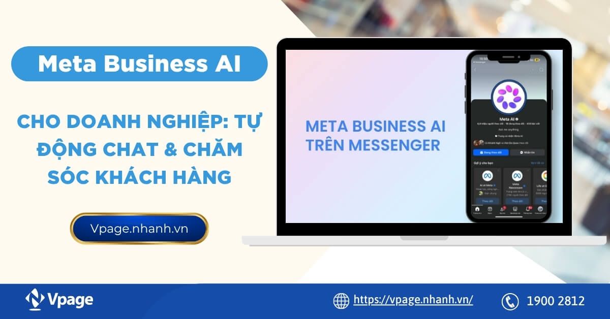 Meta Business AI cho doanh nghiệp: Tự động chat & chăm sóc khách hàng