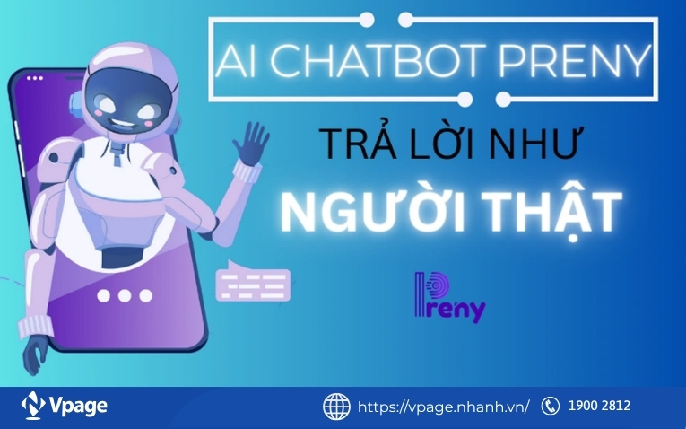 Phần mềm chatbot Facebook Preny AI
