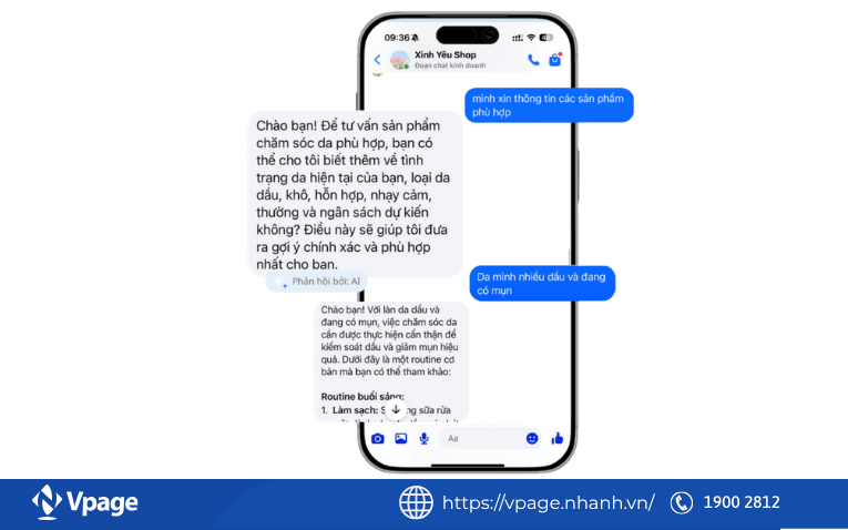Lợi ích nổi bật khi bật Business AI cho fanpage Facebook