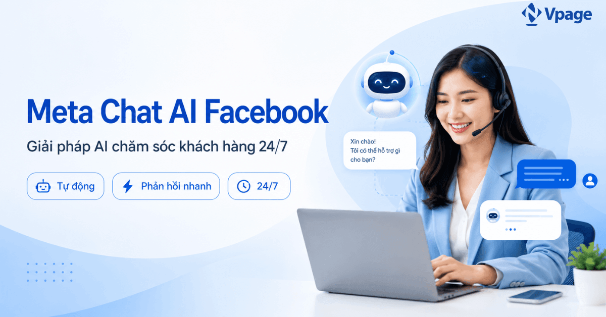 Meta Chat AI Facebook: Giải pháp AI chăm sóc khách hàng 24/7