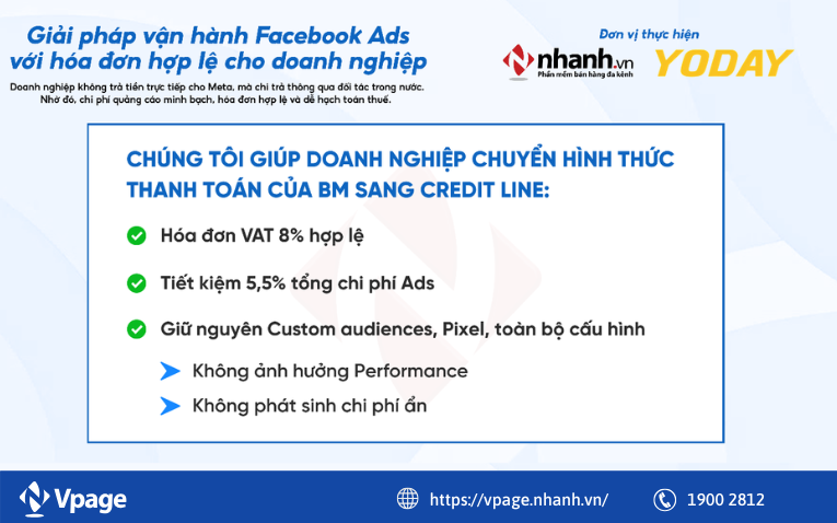 VAT Billing - Giải pháp hợp lệ hóa chi phí quảng cáo Facebook